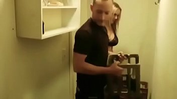 German Mom fucks Pizza Son secretly in litte Room