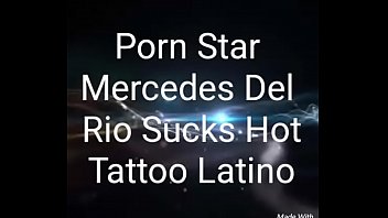 TS Porn Star Mercedes Del Rio Queen of Blowjobs Seduces Hot Tattoo Latino.