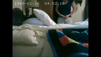 I caught my mom masturbating on bed. Hidden cam