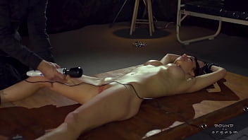 Bondage orgasm - - Tina Hot - Marcus - Hitachi - Oiled body - Begging for mercy - Pussy tease - Orgasm