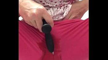 Using my vibrator to squirt in my pants