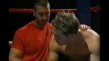 Horny fighters fucking on the ring