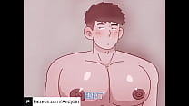 Animation-The story of the muscular senior and junior  （watch more： patreon.com/AndyLin ）