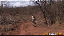 African babe gets her rough rock off outdoorsfick-vol1-1-edit-ass-1